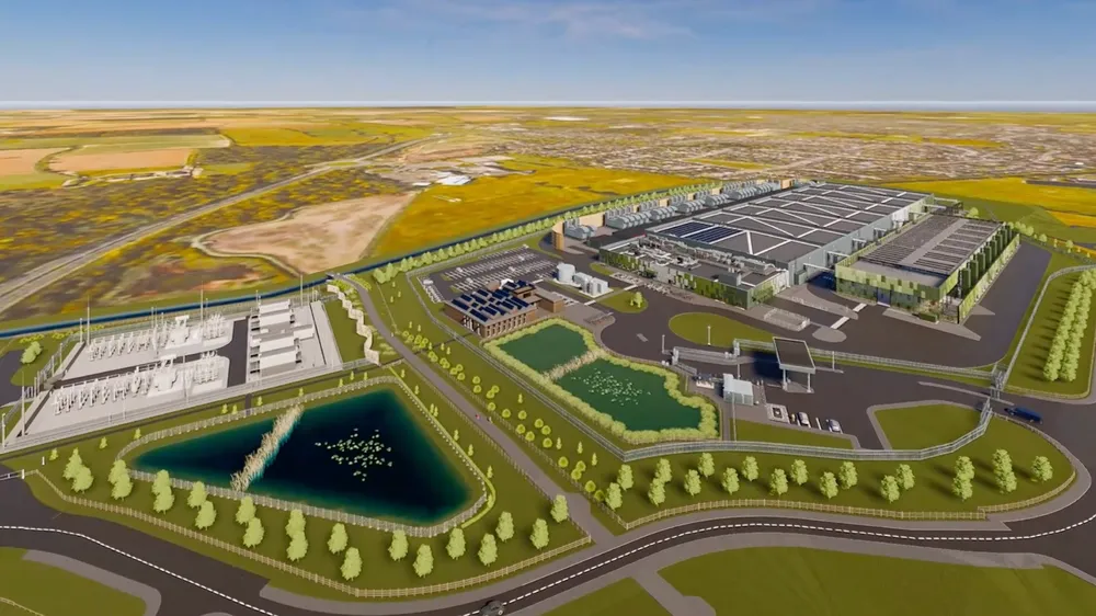 TechDogs-"An Image Depicting Google's Waltham Cross Data Center"